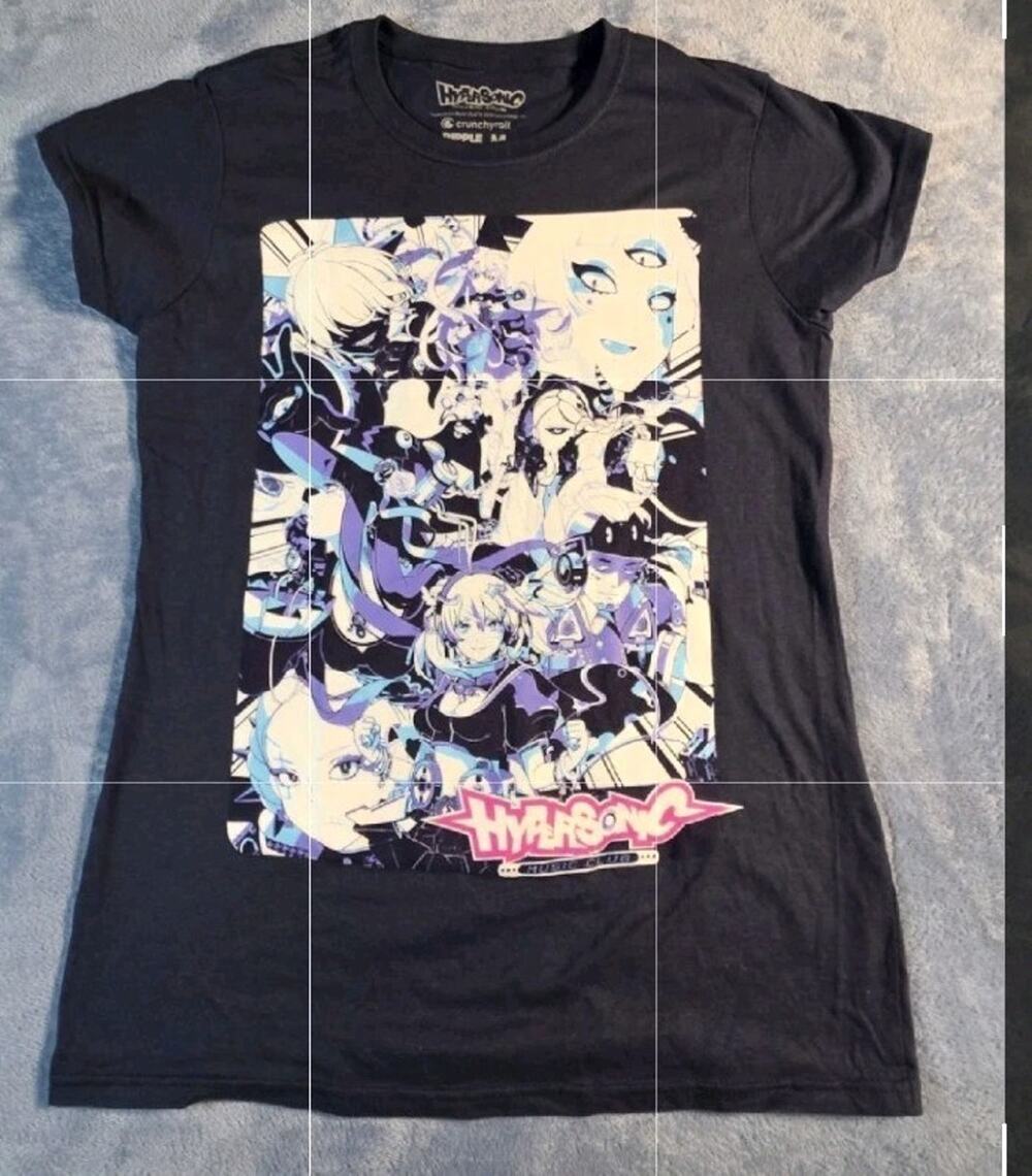 Hypersonic Music Club Crunchyroll Anime Graphic T Shirt Adult Medium 2016